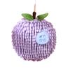 Toalla de mano de chenilla con diseño de frutas creativas, ideal para colgar en la cocina, absorbente, de secado rápido, pequeña.
