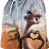 Nuevos shorts de playa deportivos de moda para hombre con estampado digital 3D transfronterizos europeos y americanos 2025, shorts atléticos casuales