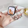 Estilo nuevo de fábrica para correa de reloj apple watch10 applewatch9 ojo de gato perla nariz de cerdo con cuentas