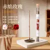 Palitos de Incenso Naturais de Rosa Rolados à Mão para Casa, Quarto, Fragrância Duradoura, Calmante, Auxilia o Sono, Incensário, Acendível