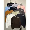 Mmc Dition Tricot Feminino Outono Novo Lã de Alta Qualidade Slim Gola Redonda Manga Longa Camiseta Camisa Básica