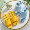 Pantuflas de Masaje Perforadas Antideslizantes para Hombre, para el Hogar, Hotel y Parejas, Adecuadas para Usar en el Baño