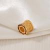 Guochao Sha Campana de Tigre Dorado Accesorios Tejidos Joyería Pulsera Accesorios Chapado en Cobre Dorado Esmalte Cuentas de Cubo Cuentas