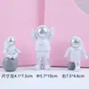 Decoração de bolo astronauta plug-in planeta Aeroespacial aeronave homem do espaço foguete acessórios de panificação de aniversário