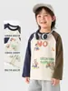 Camiseta de manga larga para niño Youou, algodón puro, nueva colección de otoño 2026, ropa infantil, estilo primavera y otoño, top moderno para niño