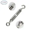 Torniquete Abierto de Acero Inoxidable 304 316 Estilo Europeo Torniquete Abierto Tensor Torniquete Tornillo