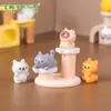 Marco de escalada de gato lindo creativo Figuras de gatito Casa de muñecas Decoraciones DIY Accesorios colgantes Paisaje en miniatura Pequeños adornos de resina