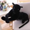 Creativa Simulación Muñeca Leopardo Juguete de Peluche Leopardo Pantera Negra Muñeca Regalo de Cumpleaños para Niños Niño