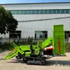 Cosechadora de Maíz de una Fila Agrícola con Desgranado y Recolección, Uso Doméstico, Desgranadora y Cosechadora de Maíz Diésel Autopropulsada