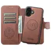Funda para Teléfono con Tapa abatible e Inserción de Tarjeta, Magnética Dos en Uno, Soporte de Carga Inalámbrica, Funda de Cuero, Adecuada para Iphone18Promax