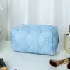 Bolsa de Maquiagem Criativa com Grande Capacidade, Bolsa de Armazenamento Acolchoada de Alto Padrão Estilo Palácio, Portátil, Macia, Bonita, Bolsa de Nicho