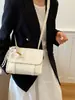 Bolso Bandolera Retro con Tapa abatible para Mujer 2026 Nuevo Versátil Estilo Minimalista Bolso de Hombro para debajo del brazo Bolso Tote Pequeño Cruzado para Viajar