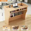 Mesa de púlpito, pódio, mesa de treinamento, mesa do apresentador, balcão de recepção, mesa de recepção de convidados, balcão de recepção, plataforma de fala