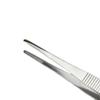 Pinzas de Disección Acero Inoxidable Cabeza Redonda Pinzas para Plantas Acuáticas Herramientas Pinzas de Disección Dentadas y Sin Dientes 1230cm