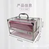 Estuche de Maquillaje Portátil Personalizado al por Mayor Hecho de Acrílico Transparente con Compartimentos para Guardar Productos y Herramientas para el Cuidado de la Piel