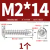 Tornillos de Acero Inoxidable 304 Chapado en Oro, Cabeza Redonda, Hexagonal, Grado 8.8, Tornillos Autorroscantes, Cabeza Semirredonda M3M4M5M6
