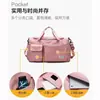 Bolsa de Viagem feminina portátil grande capacidade leve portátil armazenamento viagem curta distância natação fitness masculina estudantil bolsa de bagagem