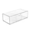 Caja de Almacenamiento para Cosméticos Acrílico Escritorio Tipo Cajón Gabinete con Espejo Caja de Almacenamiento Transparente Estante de Almacenamiento para Encimera de Baño
