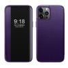 Capa protetora flip cover para Apple 12Pro xs max capa de telefone simples resistente a quedas para iPhone 11 capa de couro de cor sólida