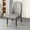 Silla de Comedor, Silla con Respaldo de Lujo Ligero, Silla Simple de Ocio para Balcón, Taburete de Tocador de Gama Alta, Silla de Manicura, Taburete Engrosado para Habitación de Alquiler