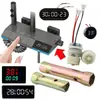 Sensor Generador de Flujo de Agua para Ducha con Pantalla Digital Grifo Pantalla de Temperatura Accesorios de Luz Ambiental Hidroeléctrica
