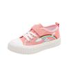 Zapatos de Lona para Niñas Transpirables Zapatos Blancos de Estudiante 2025 Otoño Nuevos Zapatos Casuales para Niños Tenis Deportivos Modernos