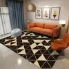 Nueva Alfombra de Piso Sala de Estar Dormitorio Lujo Ligero Alta Calidad Simple Cobertura Total Sofá Alfombra de Piso Grande Mesa de Café Limpiable Alfombra de Mesita de Noche
