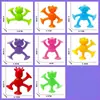 Figuras de Animais com Ventosa para Crianças, Blocos de Montar Macios, Diversão Grudenta do Homem-Aranha Brinquedos Educacionais, Certificado 3C