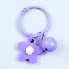 Chaveiro Pingente de Contas Acrílicas Estrela de Cinco Pontas Coloridas Decoração de Capa de Fone de Ouvido Cor de Doce Estilo Fresco Fivela de Porta Oca