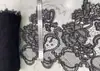 Hilo de Seda de Pescado Encaje Soluble en Agua Encaje Calado Bordado Encaje Vestido de Novia Ropa para Niños Encaje para Textiles del Hogar Accesorios