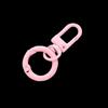 Kit de llavero con anilla de resorte de color caramelo y cadena para puerta, llavero con pintura de color, accesorios de bricolaje, hebilla colgante