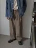 Pantalones Anchos para Hombre Estilo Old Money, Corte Holgado, Marca de Moda, Pantalones Largos Casuales de Pierna Recta, Caída, Nuevo Estilo, Elegantes y Geniales 2026