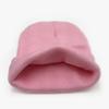 Gorro fluorescente de lana de color liso de Amazon, gorro de punto cálido para otoño e invierno, para hombre y mujer de Europa y América, gorro tipo jersey.