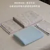 Juego de ropa de cama de cuatro piezas estilo Ins, fresco y sencillo, de doble capa de gasa 100% algodón, con ribete de encaje denso, funda de edredón y sábana de algodón puro para dormitorios de estudiantes
