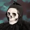 Decoração de Halloween Caveira Pendurada Fantasma de Gaze Fantasma Chorando Preto e Branco Barra Suspensa Impermanente Sala Secreta Pátio Decoração Externa