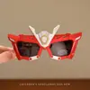 Gafas de Sol Infantiles Transformers Gafas de Sol Mecha para Niños Gafas Solares Antivioleta Geniales Gafas Polarizadas de Dibujos Animados
