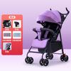 Cochecito de bebé que se puede sentar y acostar, Ultraligero, Portátil, Sencillo, Cochecito tipo sombrilla para bebé con absorción de impactos, Plegable, Cochecito para niños