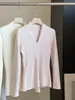 Suéter Cárdigan de Punto Suave y Esponjoso con Cuello en V de Temperamento para Mujer 2026 Nuevo Otoño Estilo Coreano Delgado Top Base