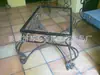 Mesa de Chá de Ferro Forjado Europeu Artesanato Subei Artesanato em Metal Forjado Hall de Hotel Hotel Villa Mesa de Jantar de Ferro