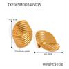 Europa y Estados Unidos transfronterizos líneas pulidas a mano diseño de textura multicapa sentido de diseño escalonado traje de joyería de acero de titanio en stock suministro