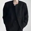 Chaqueta de Tweed Tejido con Borde Crudo para Hombre, Nuevo Estilo Otoño e Invierno 2025, Fragancia Pequeña, Diseño de Alta Gama, Atractivo y Moderno