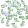 Gota d'Água Costurada à Mão de Fundo Plano com Dois Furos Botões de Vidro de Cristal Coloridos para DIY Acessórios de Vestido de Noiva com Strass