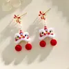 Novos Brincos de Dança do Leão Estilo Chinês, Modernos e Versáteis, com um Design Único e Elegante, Sofisticados e Festivos, Perfeitos para o Ano Novo