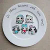 Parches populares de acrílico de dibujos animados para manualidades, pegamento de crema, pinzas para el cabello, imanes para refrigerador, llaveros, zuecos, fundas para teléfono