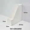 Caixa de Armazenamento de Mesa Suporte para Livros Estilo Ins Simples Desenho Animado Fofo Dormitório de Estudante Organizador de Provas Quadro de Escrita Caixa de Armazenamento