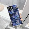 Funda de Silicona Azul Brillante Mariposa para iPhone18, Estilo Lujo Ligero, para Apple 17Promax, Todo Incluido, Popular en Lazada