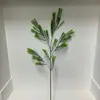Flores artificiales estilo bosque para bodas, hierba de espárrago, plantas verdes artificiales doradas en capas, decoración de bodas para el hogar, flores artificiales para exteriores para paisajismo