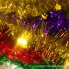 Día de Año Nuevo evento de Año Nuevo escena festiva diseño raya de lana corazón de melocotón cinta árbol de Navidad decoración color de cifrado de corazón de melocotón raya de color