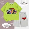 Brawl Lstars Conjunto de Verão para Meninos Roupas Infantis de Manga Curta Conjunto de Duas Peças 2024 Conjunto de Verão para Crianças Maiores