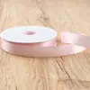 Cinta de Raso de Color Puro de 2.5cm Cinta de Poliéster 80 Yardas Ramo de Flores Paquete Cinta de Flores Cinta Cinta para Empaque de Pastel Lazo
